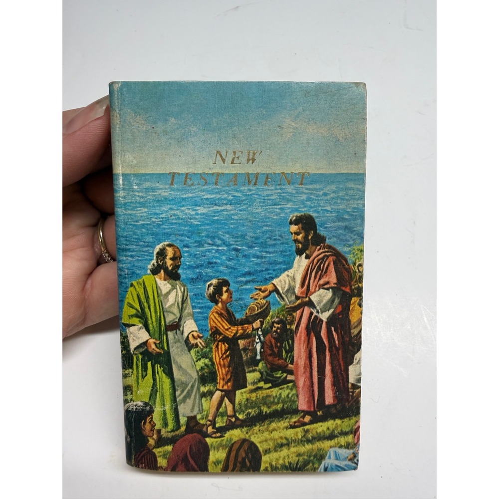 Vintage 1971 New Testament Bible KJV Red Letter Regency Publishing House Pocket